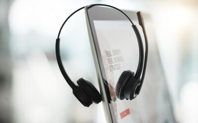 headphones linked to computer